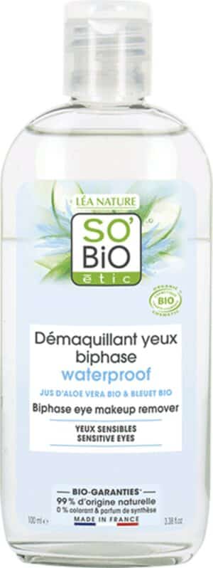 LÉA NATURE SO BiO étic Aloe Vera 2-Phasen Augen-Make-up-Entferner - 100 ml