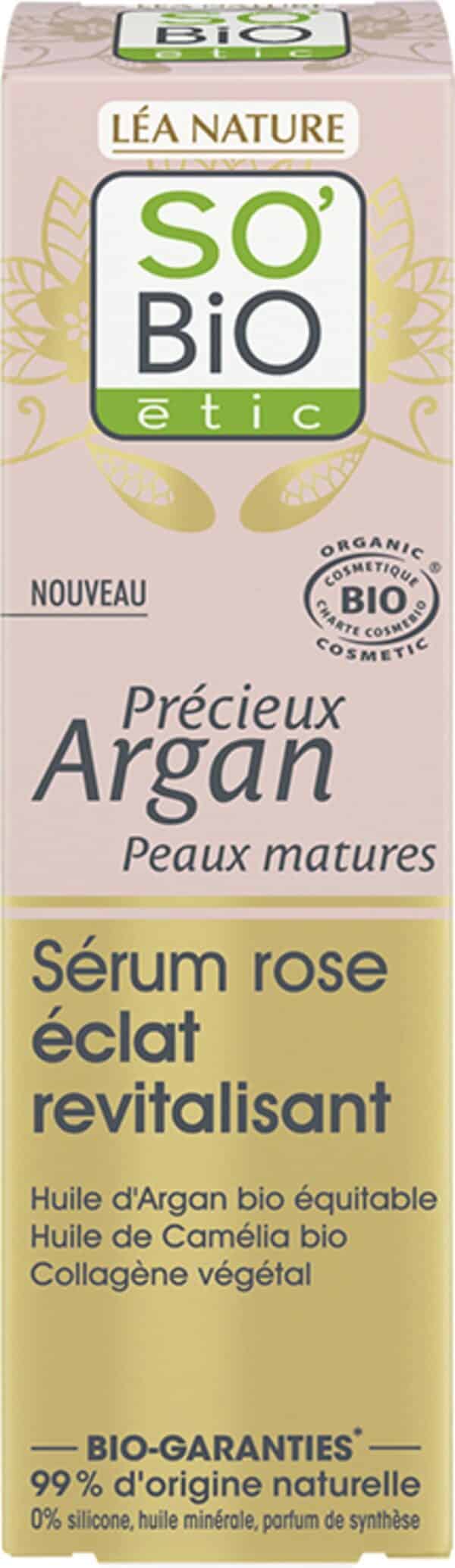 LÉA NATURE SO BiO étic Argan Rosé Strahlkraft-Serum - 30 ml