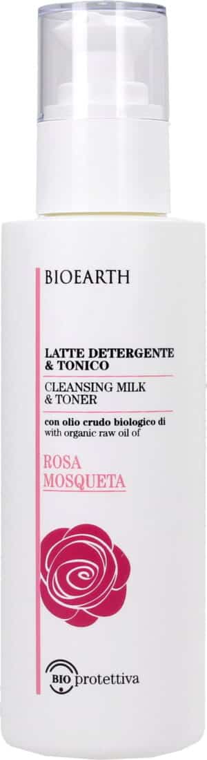 BIOEARTH BIOprotettiva 2in1 Reinigungsmilch & Toner - 200 ml