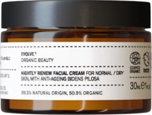 Evolve Organic Beauty Nightly Renew Facial Cream - 30 ml