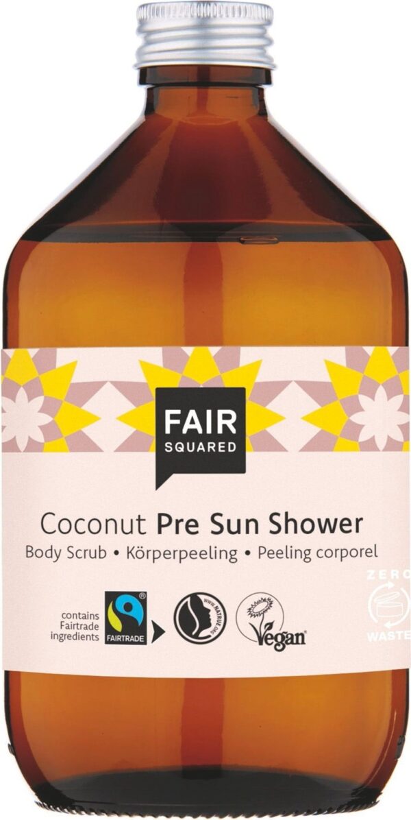 FAIR SQUARED Coconut Pre Sun Shower Body Scrub - 500 ml