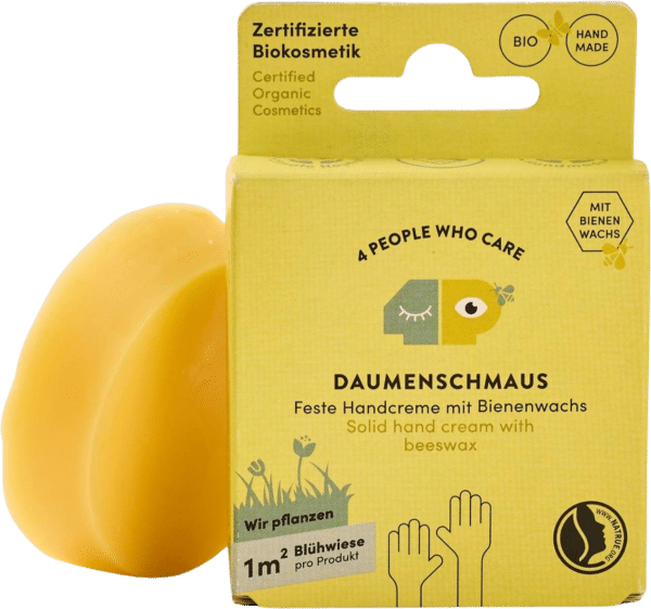 4 PEOPLE WHO CARE Feste Handcreme "Daumenschmaus" - Nachfüller