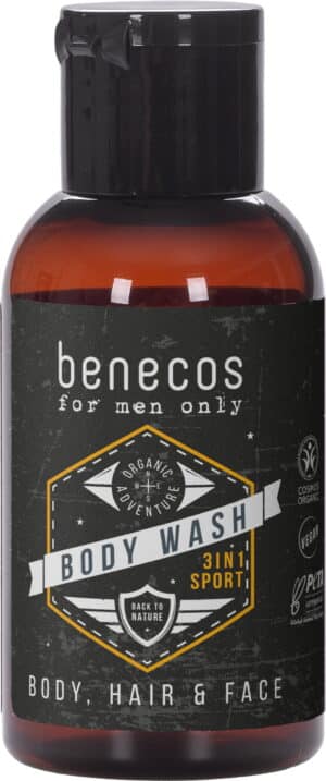 benecos for men only  3in1 Body Wash Sport - 50 ml