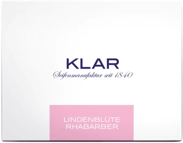 KLAR Pflegeseife - Lindenblüte & Rhabarber