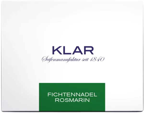 KLAR Pflegeseife - Fichtennadel & Rosmarin