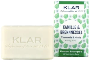 KLAR Festes Shampoo Kamille & Brennnessel - 100 g