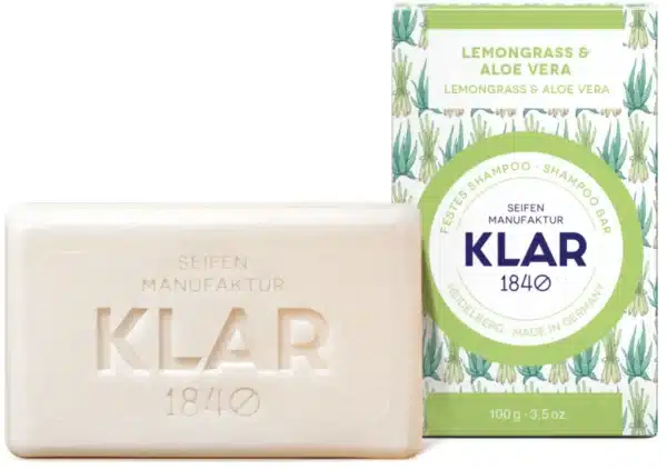 KLAR Festes Shampoo Lemongrass & Aloe Vera - 100 g