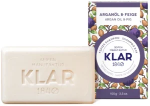 KLAR Festes Shampoo Arganöl & Feige - 100 g