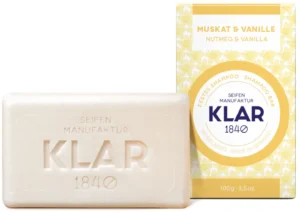 KLAR Festes Shampoo Muskat & Vanille - 100 g