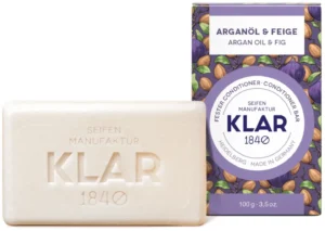 KLAR Fester Conditioner Arganöl & Feige - 100 g