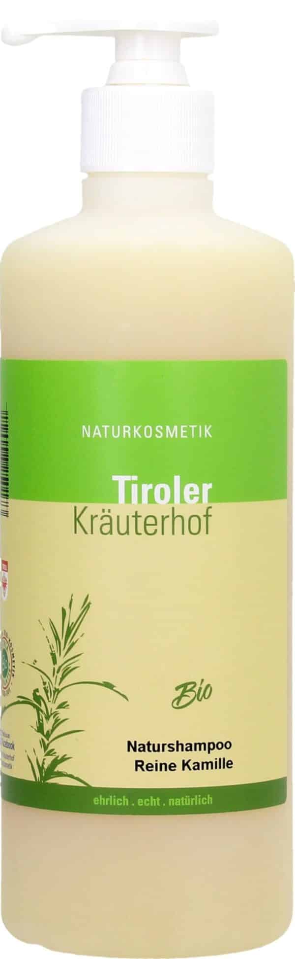 Tiroler Kräuterhof Bio Shampoo Kamille - 490 ml