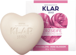 KLAR Herzseife Rose - 65 g