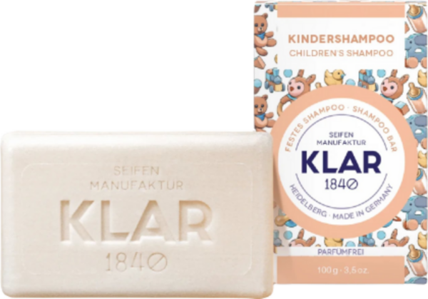 KLAR Festes Kindershampoo - 100 g