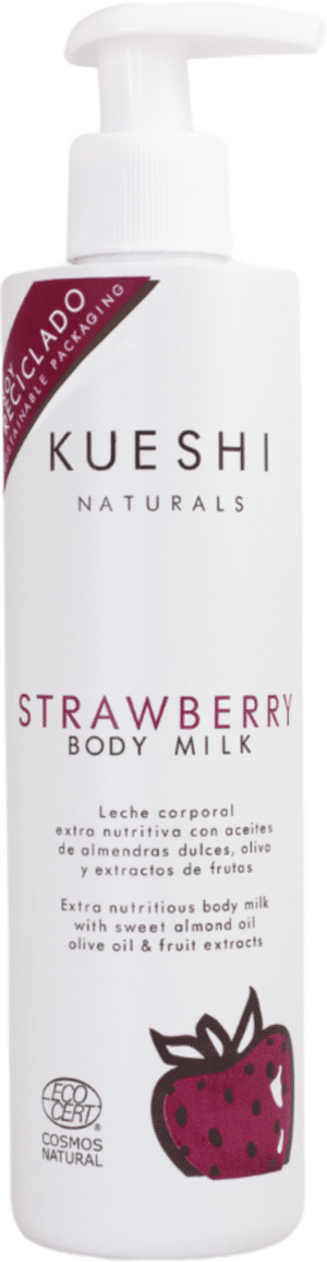 KUESHI NATURALS Body Milk - Erdbeere