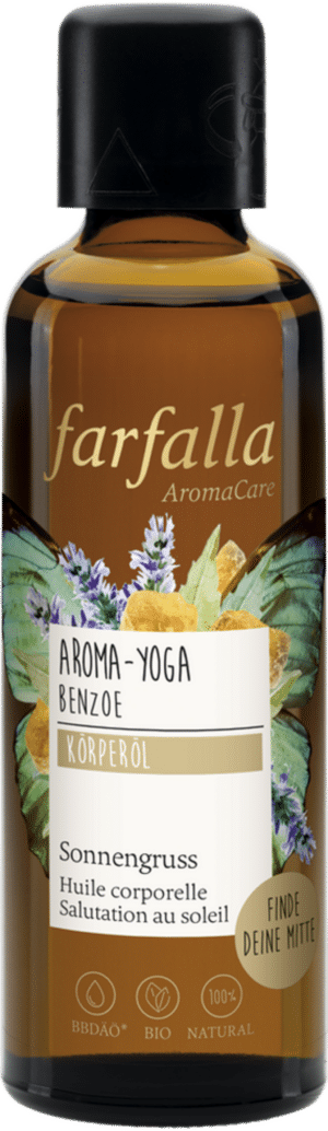 farfalla Sonnengruss Körperöl Benzoe - 75 ml