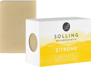 SOLLING Naturkosmetik Kokosseife Zitrone - 100 g