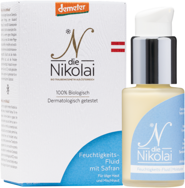 dieNikolai Feuchtigkeits-Fluid mit Safran - 30 ml