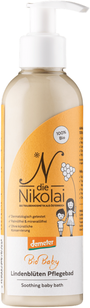 dieNikolai Bio Baby Pflegebad - 195 ml