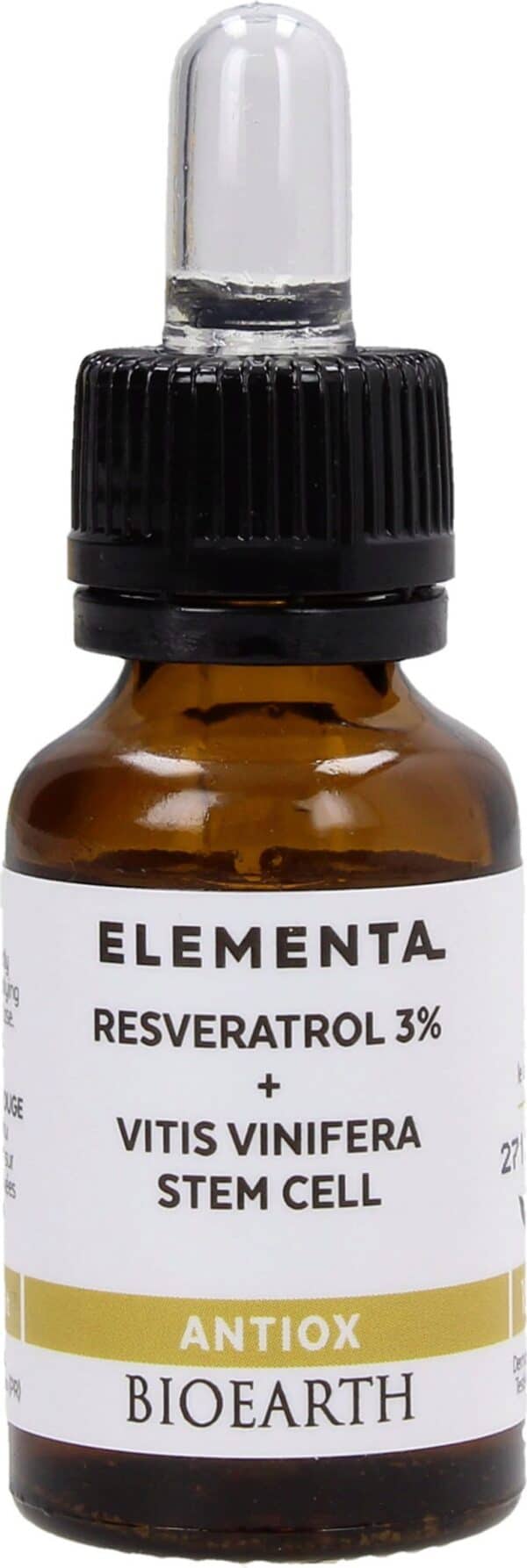 BIOEARTH ELEMENTA ANTIOX Resveratrol 3% + Trauben-Stammzellen - 15 ml