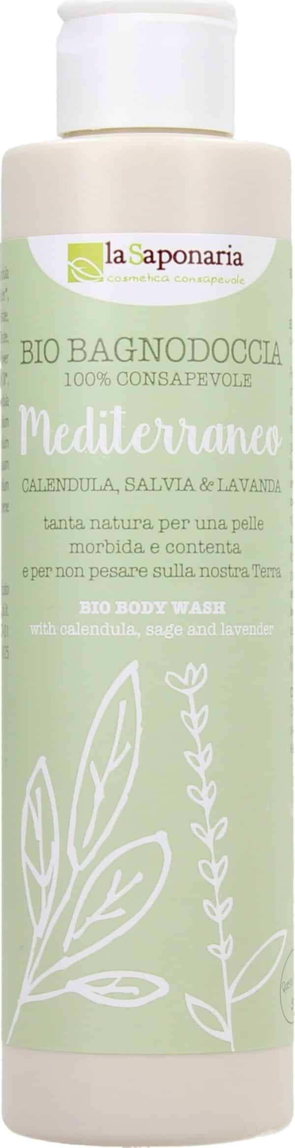 La Saponaria Bio-Duschgel Mediterran - 200 ml