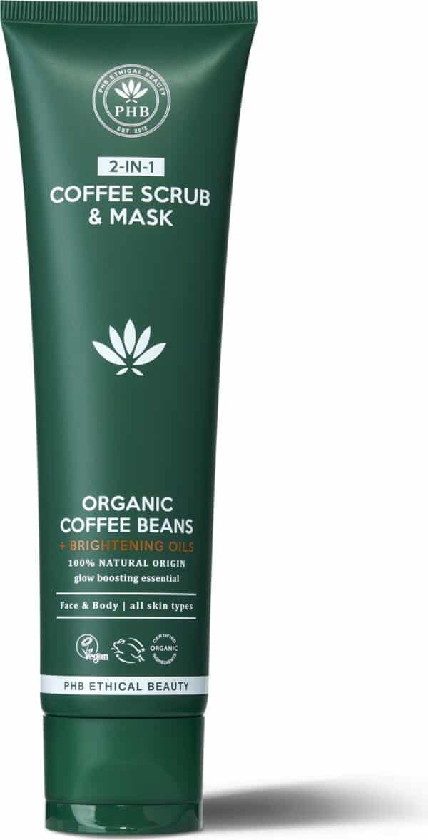 PHB Ethical Beauty Skin Shot Coffee Bean Scrub & Mask - 150 ml