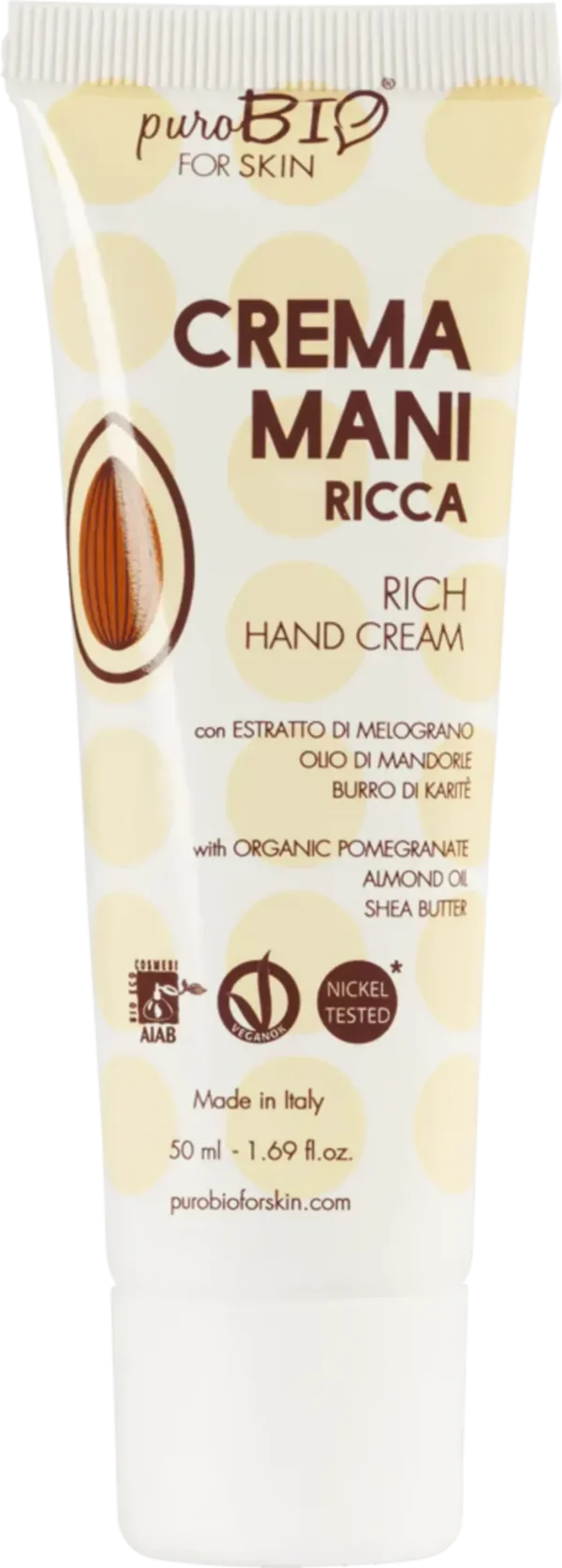 puroBIO cosmetics forSKIN Rich Hand Cream - 50 ml