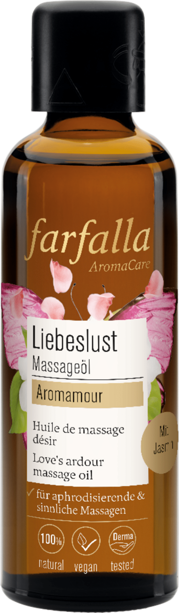 farfalla Aromamour Liebeslust Massageöl - 75 ml