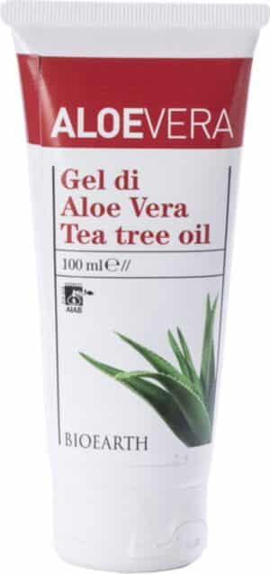 BIOEARTH Aloe Vera Gel mit Bio-Teebaum - 100 ml