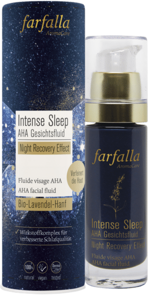 farfalla Intense Sleep AHA Gesichtsfluid Night Recovery Effect - 30 ml