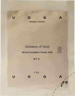 UOGA UOGA Foundation powder refill - Goddess of Gold