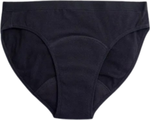 Imse Bikini Periodenslip Medium Flow Schwarz