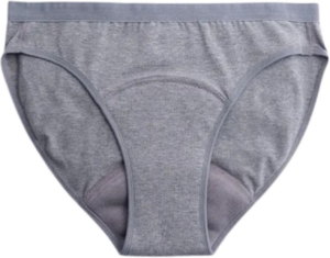 Imse Bikini Periodenslip Medium Flow Grau - XS