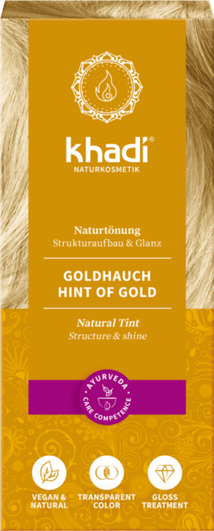 Khadi® Pflanzenhaarfarbe Goldhauch - 100 g