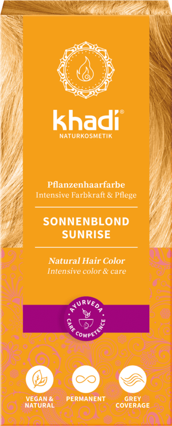 Khadi® Pflanzenhaarfarbe Sonnenblond - 100 g