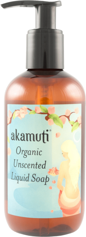 akamuti Organic Unscented Liquid Soap - 250 ml