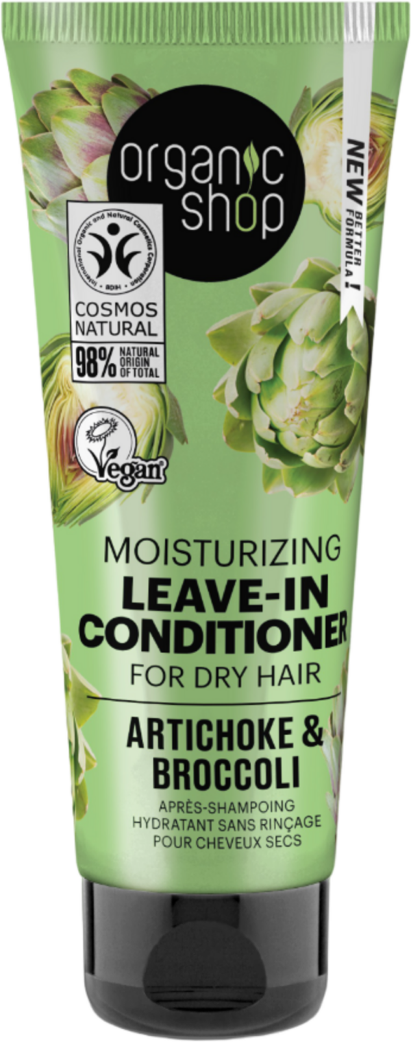 Organic Shop Moisturizing Leave-In Conditioner Artichoke & Broccoli - 75 ml