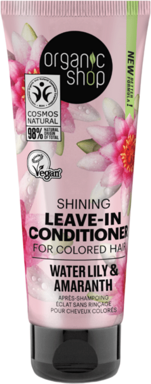 Organic Shop Shining Leave-In Conditioner Water Lily & Amaranth - 75 ml