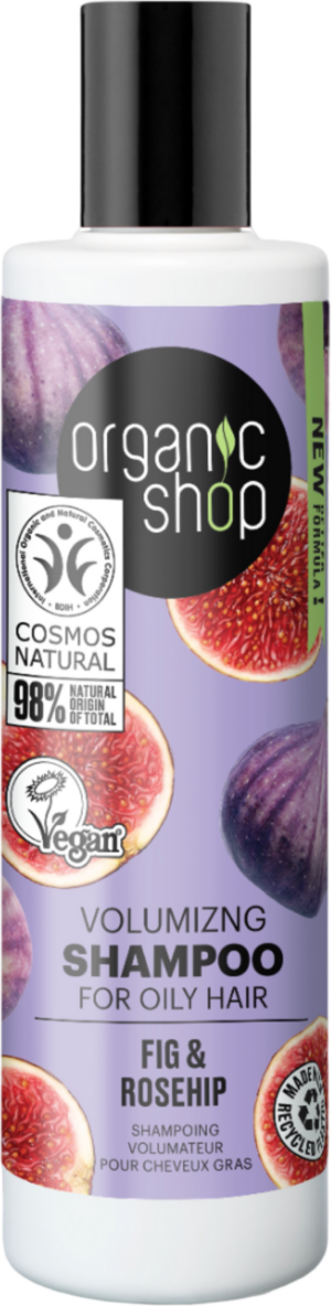 Organic Shop Volumizing Shampoo Fig & Rosehip - 280 ml