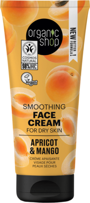 Organic Shop Smoothing Face Cream Apricot & Mango - 50 ml