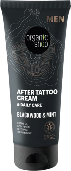 Organic Shop MEN After Tattoo Cream & Daily Care Blackwood & Mint - 75 ml