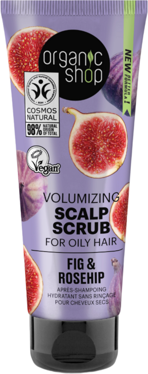 Organic Shop Volumizing Scalp Scrub Fig & Rosehip - 75 ml