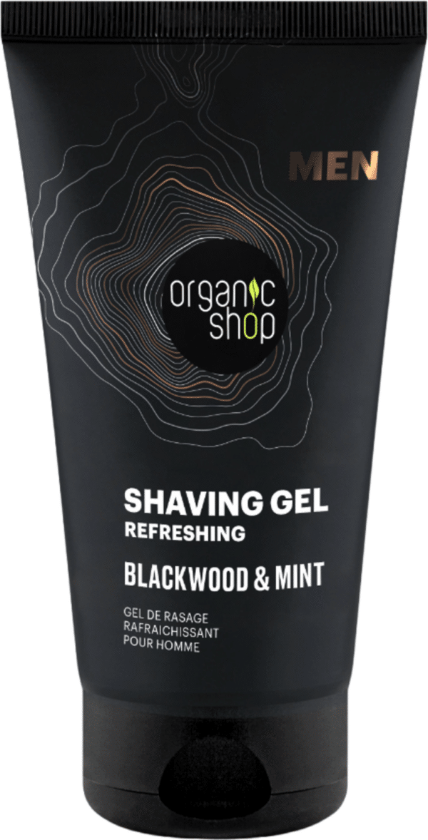 Organic Shop MEN Refreshing Shaving Gel Blackwood & Mint - 150 ml