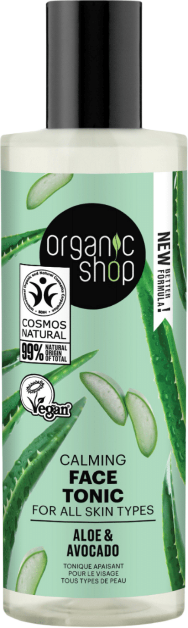 Organic Shop Calming Face Tonic Aloe & Avocado - 150 ml