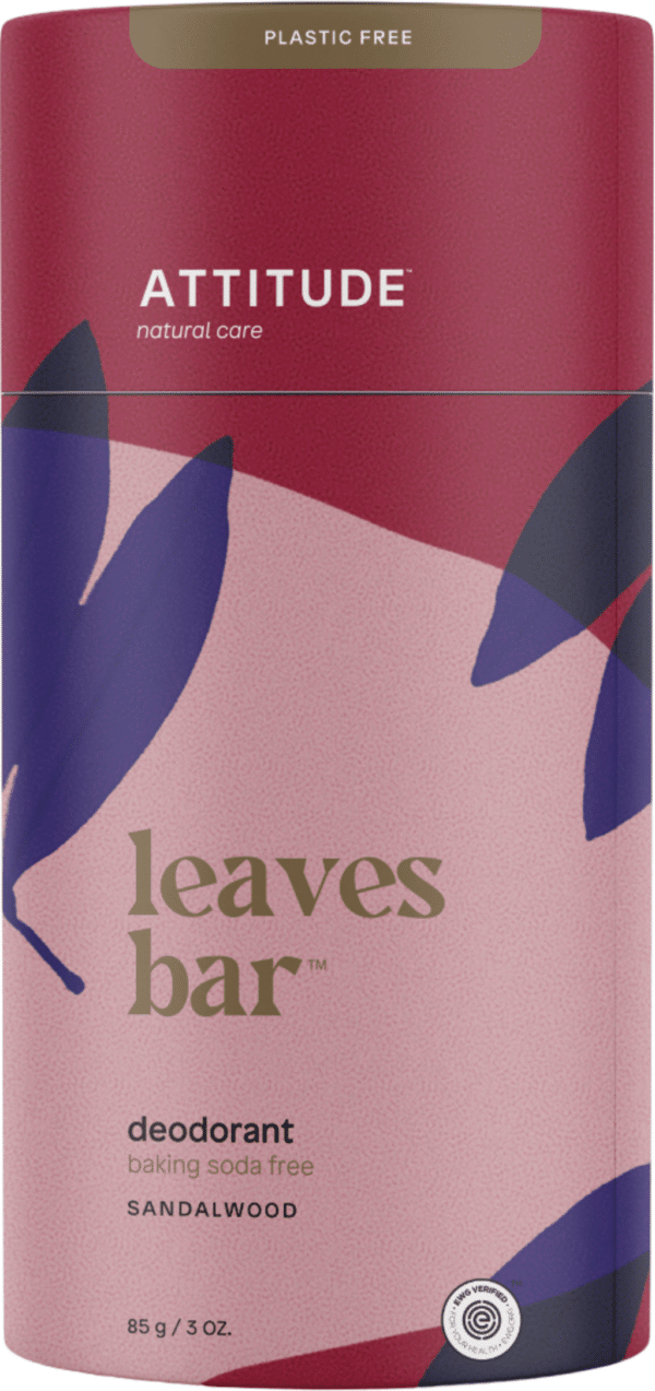 ATTITUDE Leaves Bar Deodorant Sandalwood - 85 g