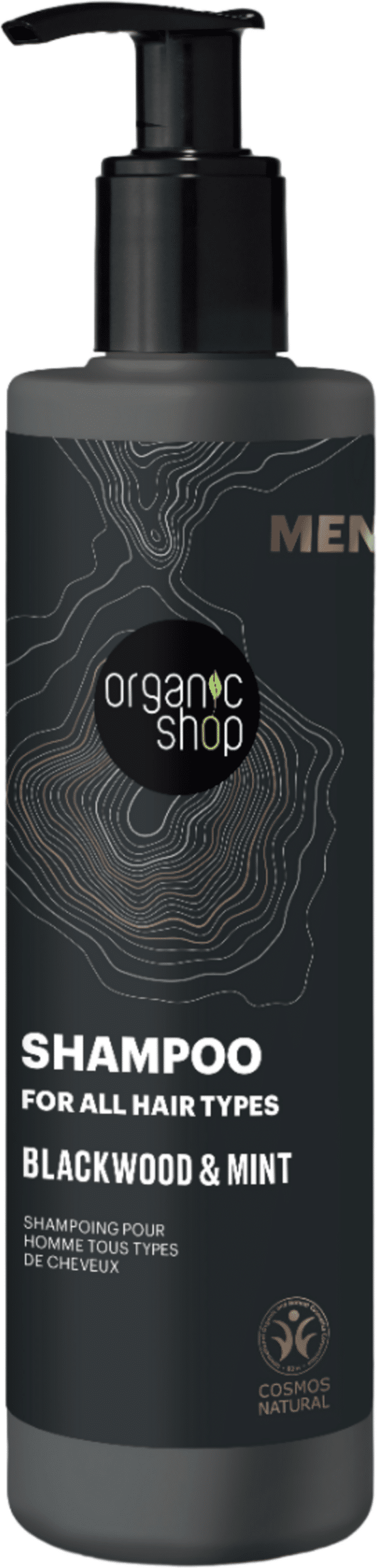 Organic Shop MEN Shampoo Blackwood & Mint - 280 ml