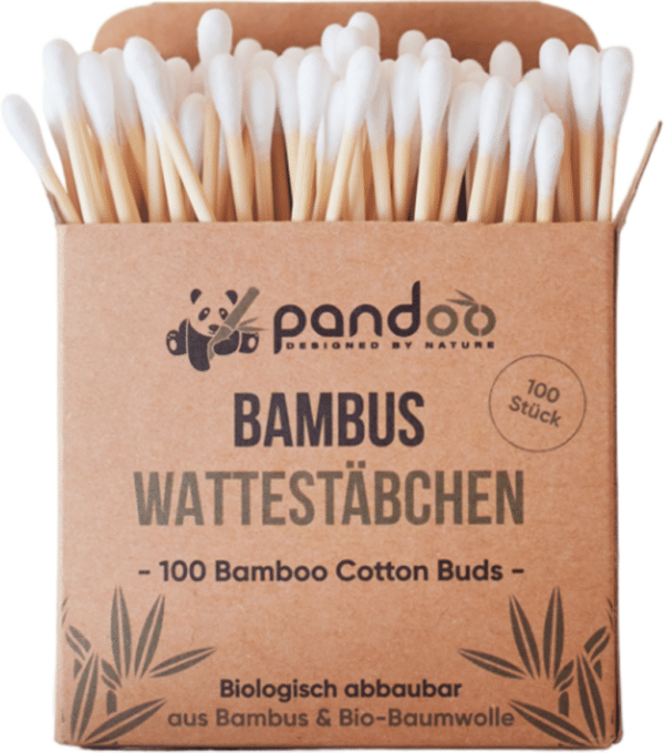 pandoo Bambus Wattestäbchen - 200 Stk