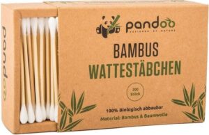 pandoo Bambus Wattestäbchen - 100 Stk