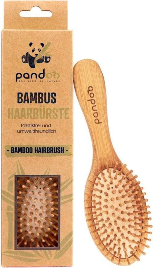 pandoo Haarbürste aus Bambus - 1 Stk