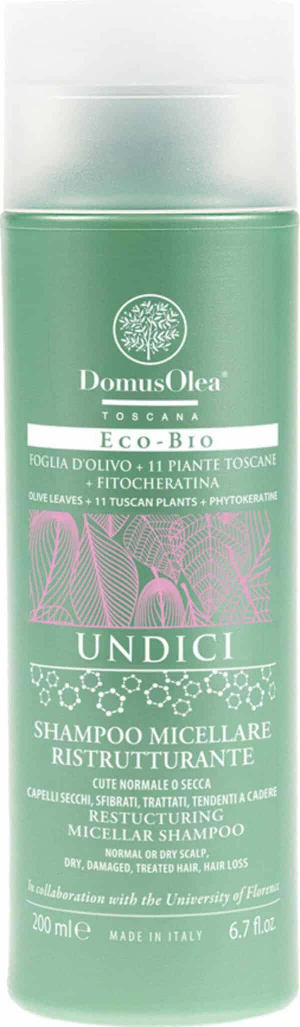 Domus Olea Toscana UNDICI Restrukturierendes Mizellen-Creme-Shampoo - 200 ml