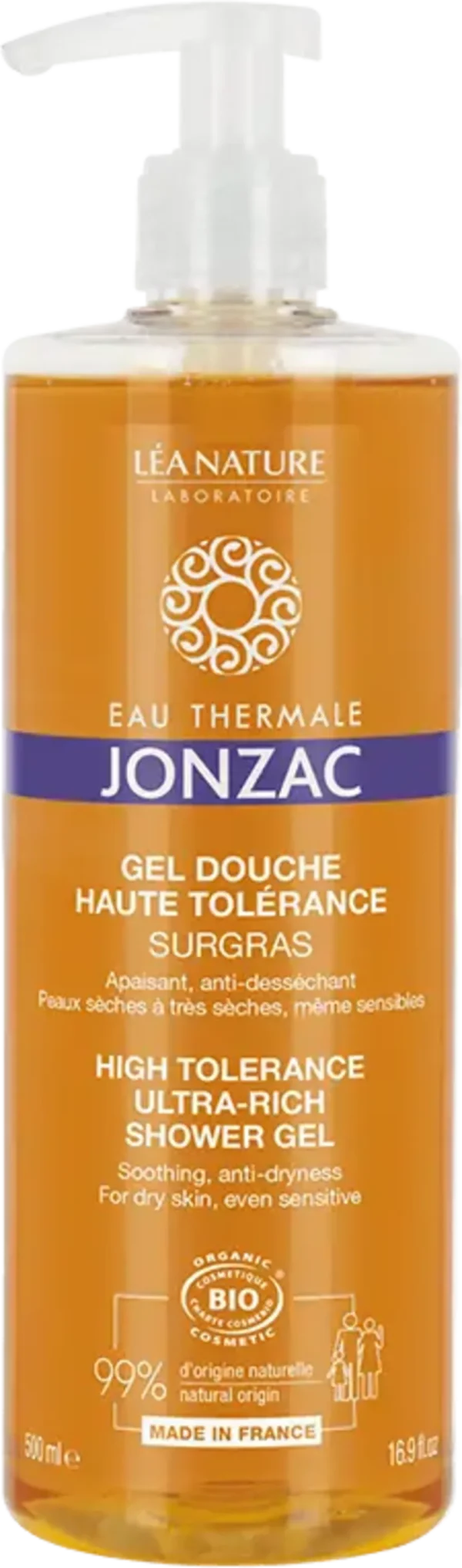 Eau Thermale JONZAC High Tolerance Ultra-Rich Shower Gel - 500 ml